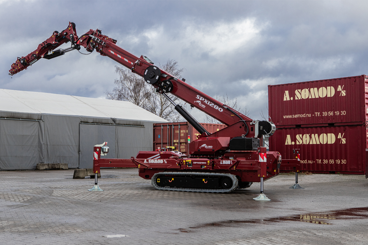 Jekko SPX 1280 minikran fra A. Sømod